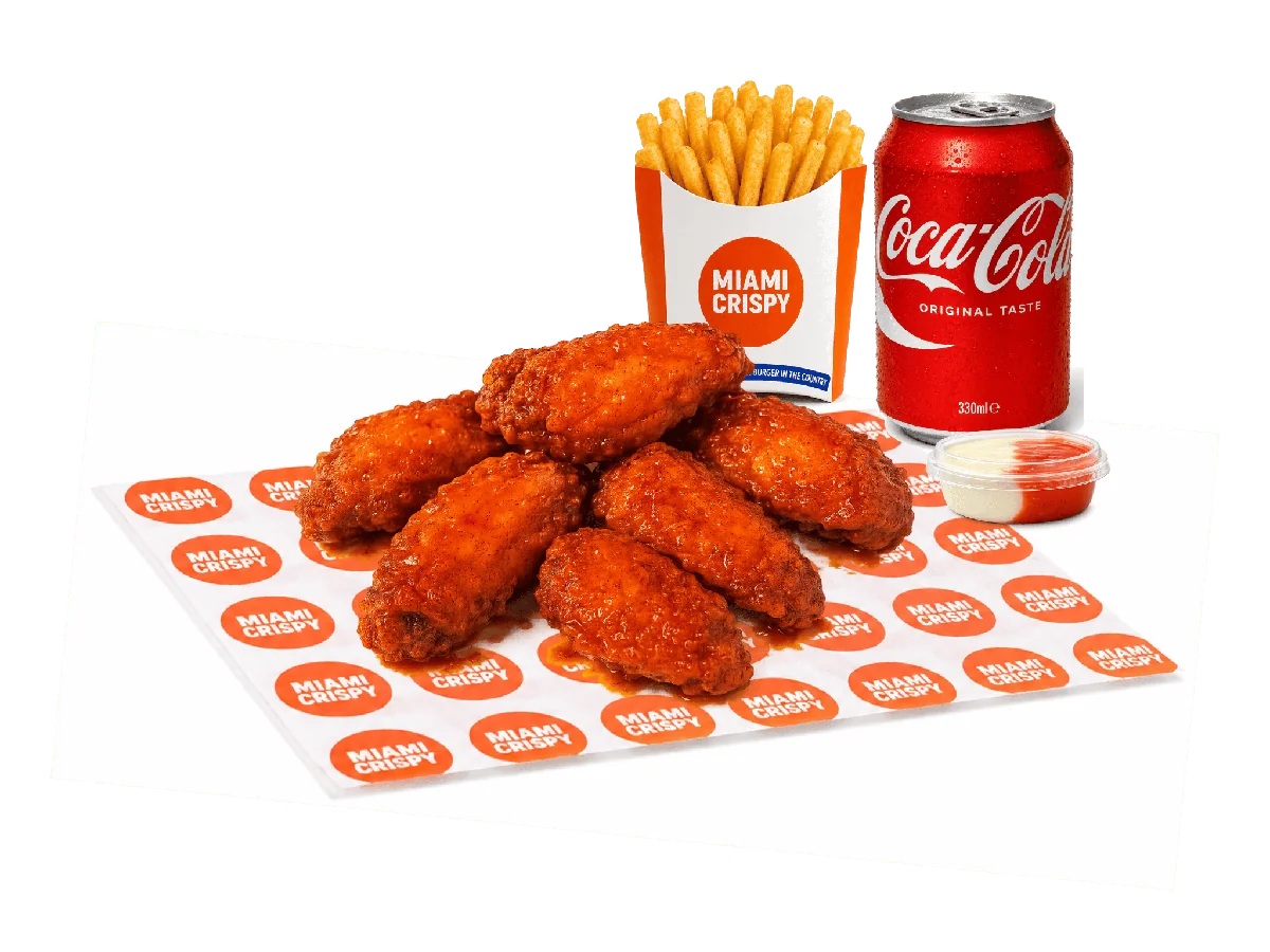 6 Wings Meal